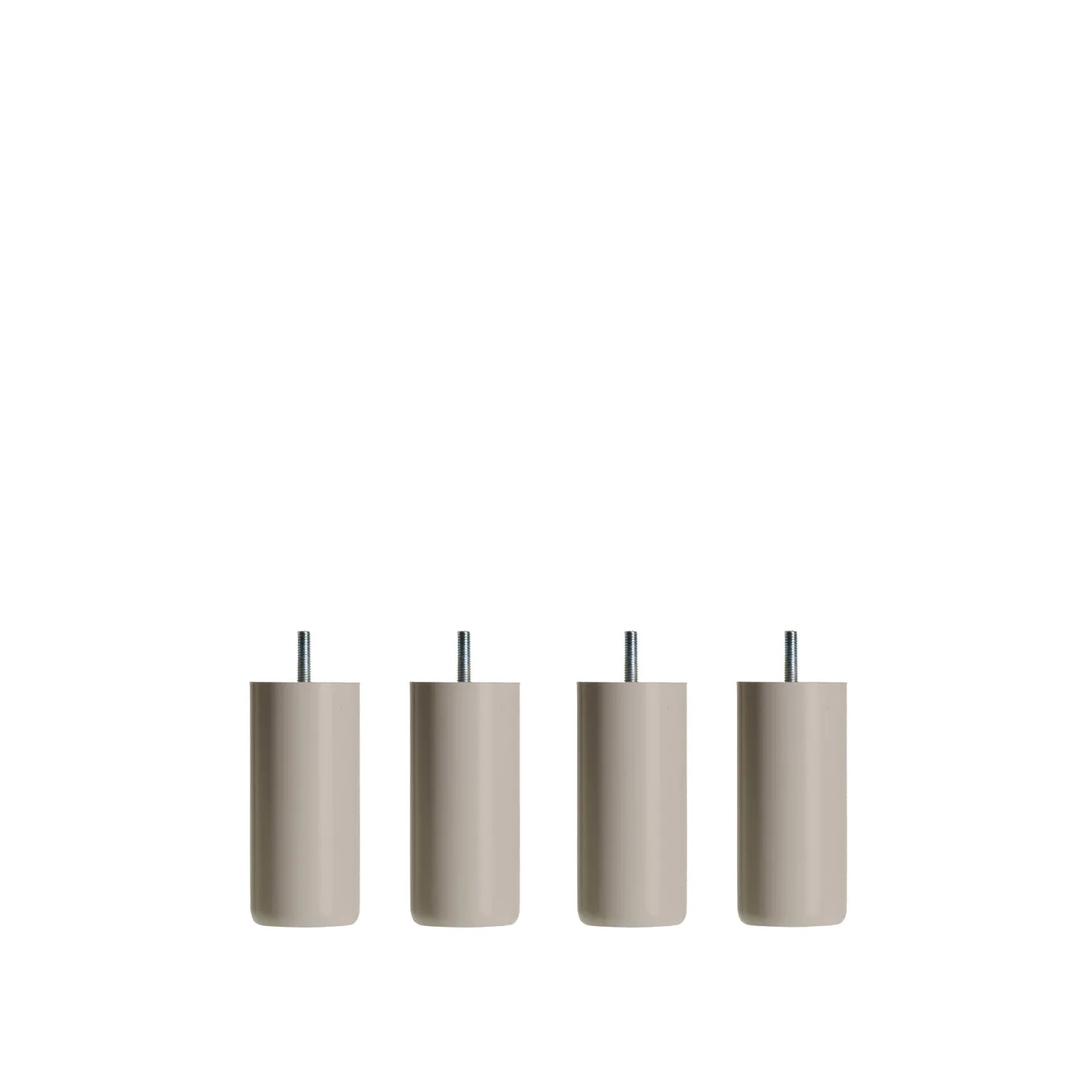DUX - DUX SC sängben rund oatmeal 12 cm 4-pack - Sängben - Beige - Trä