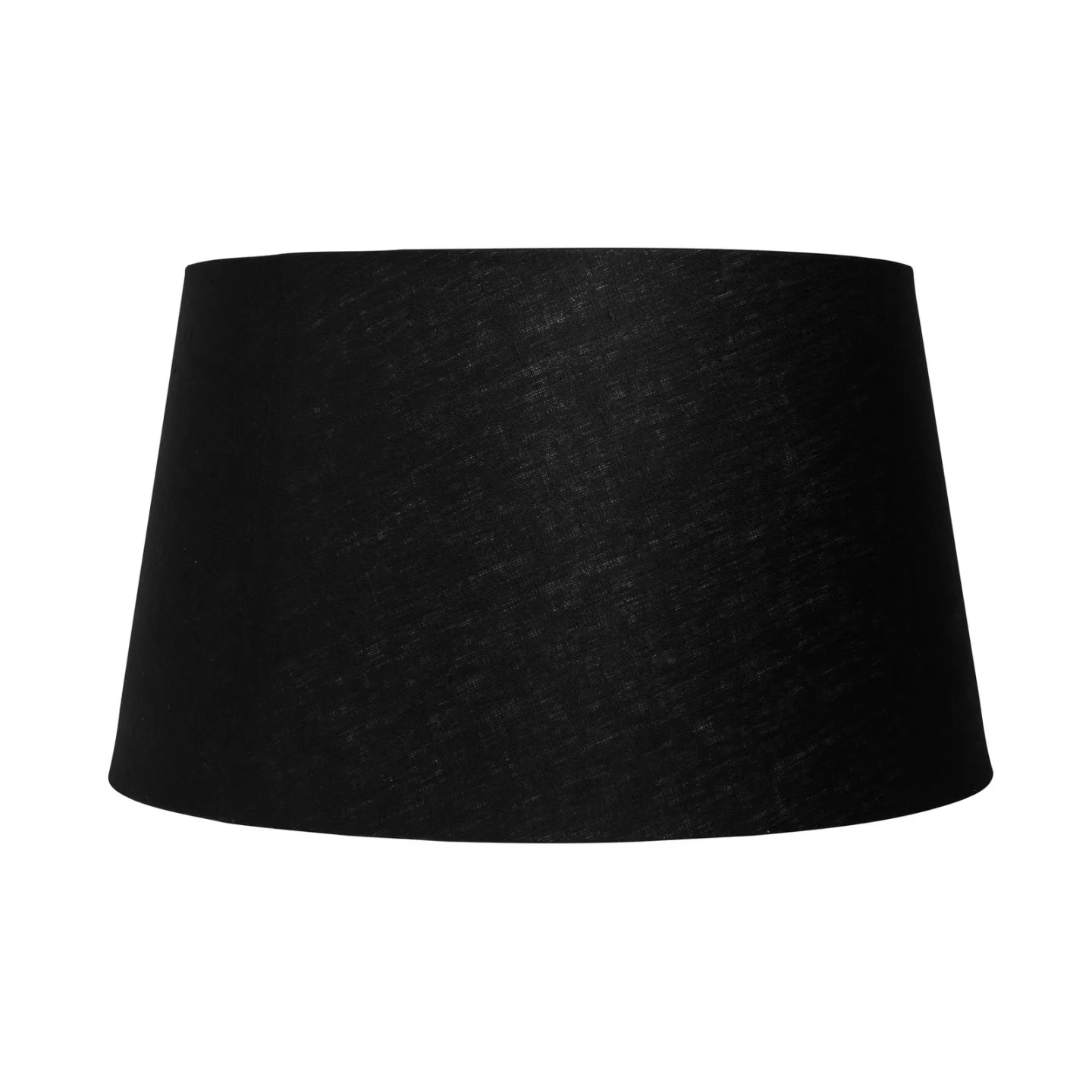 Enkel, rett lampeskjerm, svart, Ø 42 cm – Watt & Veke Basic straight Watt & Veke - Design - Stoff / Tekstil
