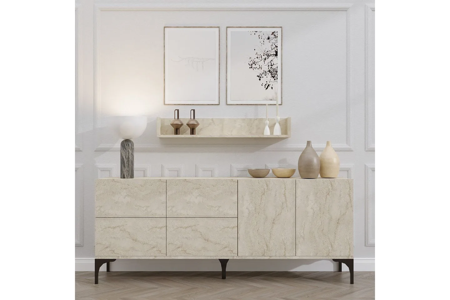 Cerreta Konsollbord 180 cm - Beige