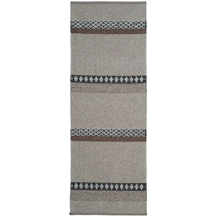 HORREDSMATTAN Teppich Forest sand Streifen Mischgewebe 70 x 100 cm
