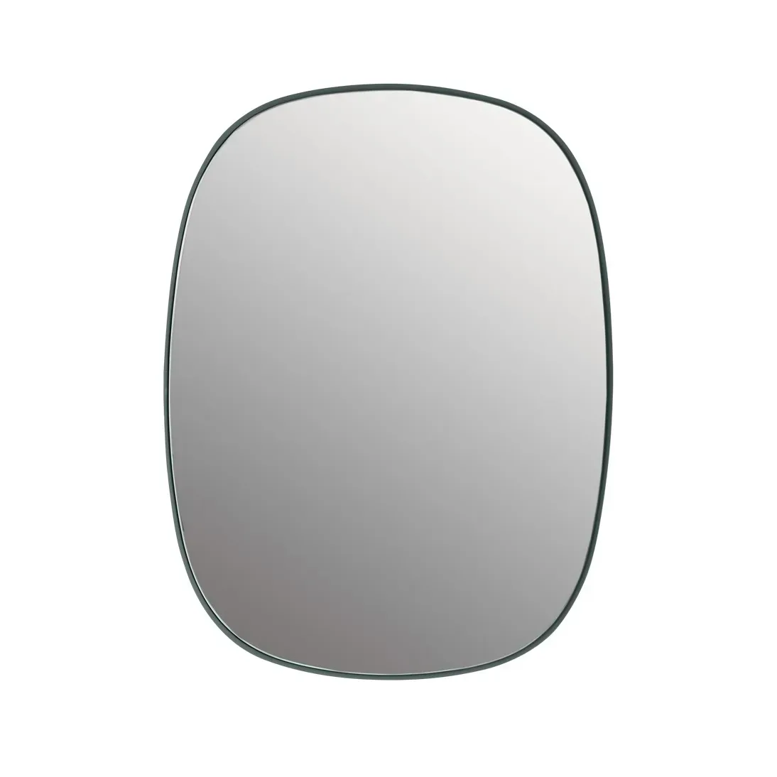 Muuto Framed spegel Dark green, 59x44 cm