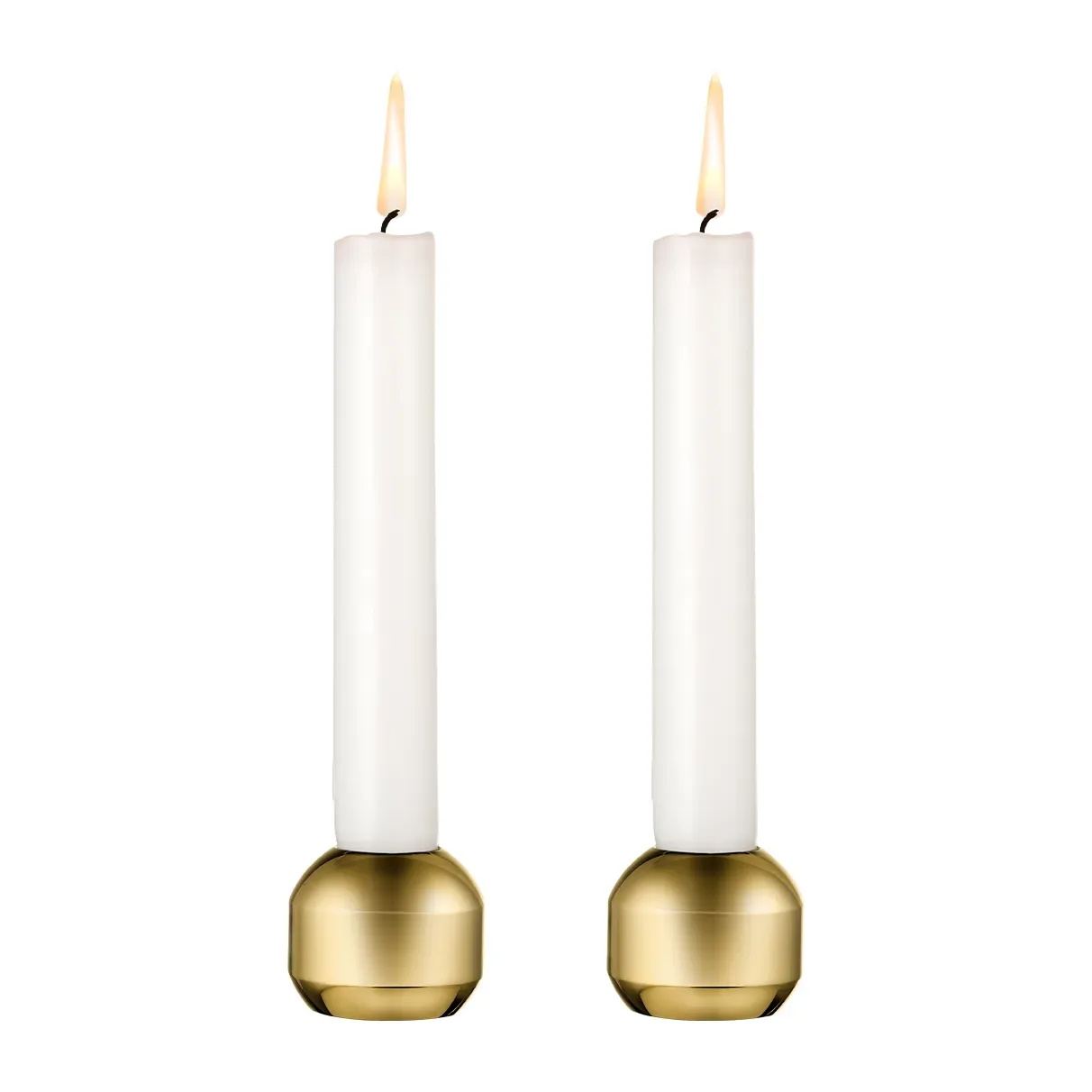 LIND DNA Silhouette Kerzenhalter 34 2er Pack Gold
