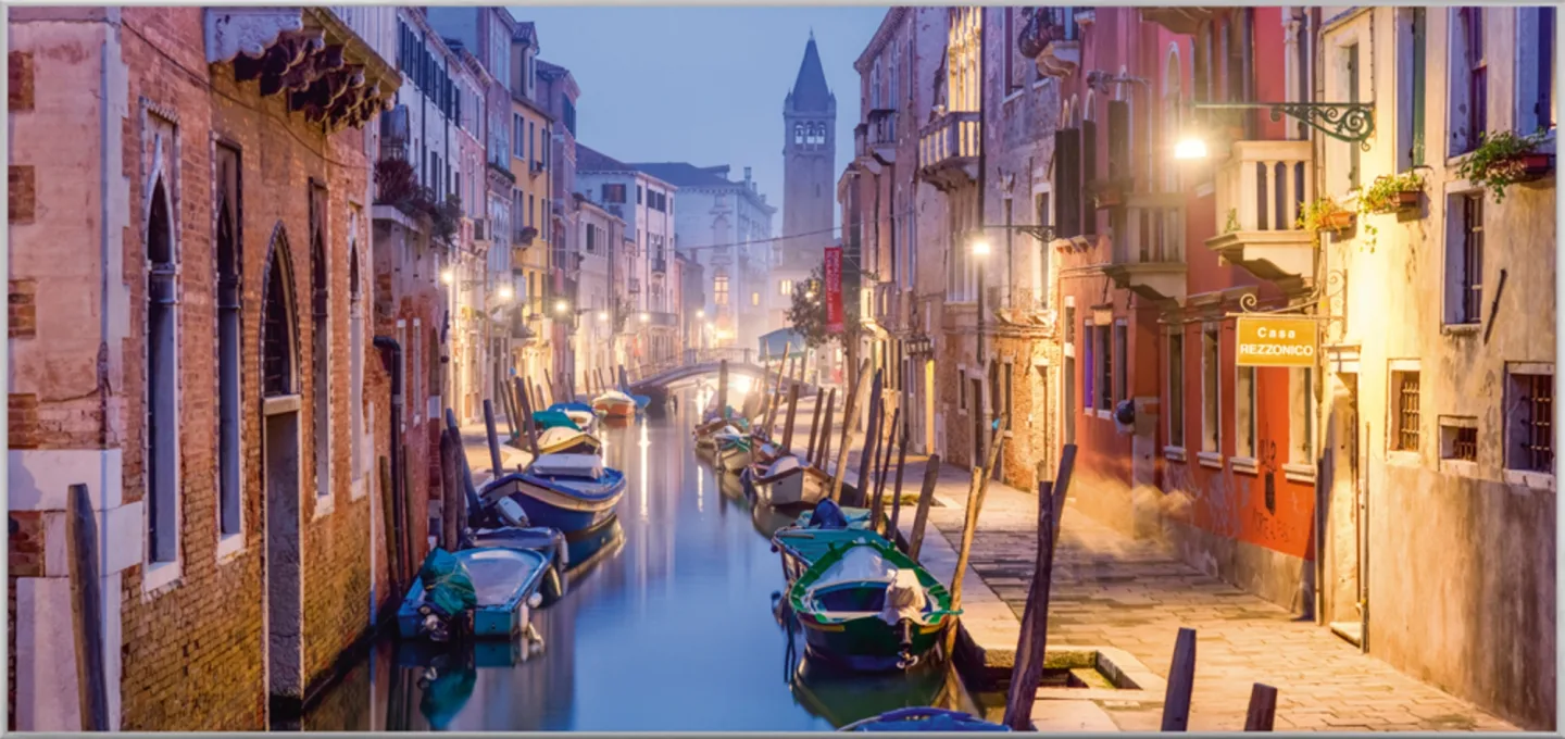 image LAND Bild mit Rahmen Venedig am Abend | Schubiger Möbel