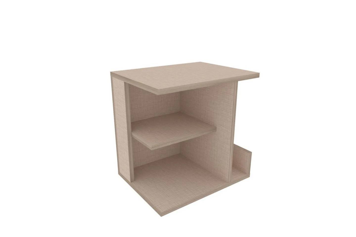 Lorik Sängbord 45 cm - Beige