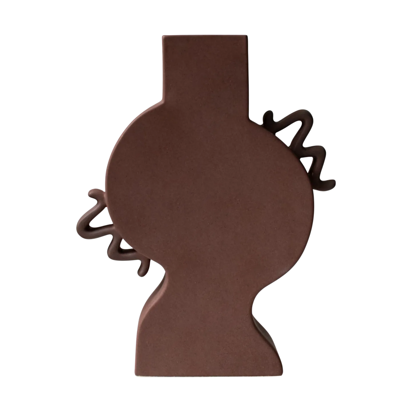 DBKD Flat vas 33 cm Brown