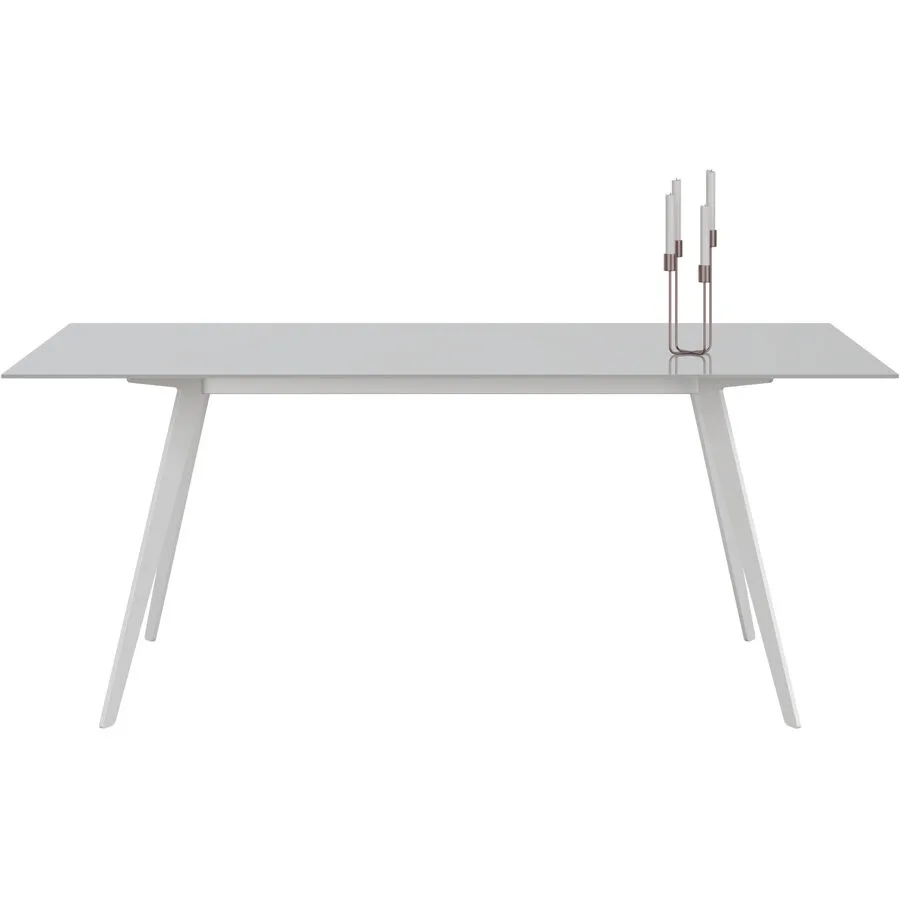 Esstisch Tame Weiss Glas 100 cm