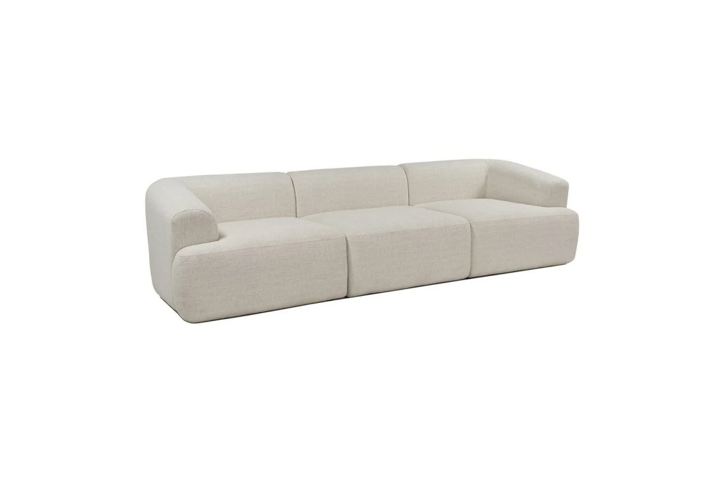 Soffa med 3 sittplatser Dashwood Vit - Vit