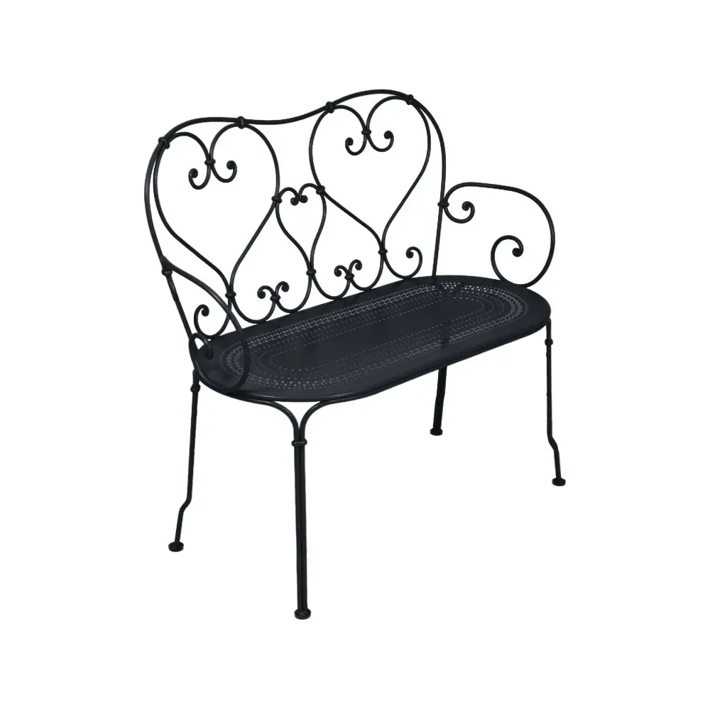 Fermob 1900 soffa Liquorice (svart)