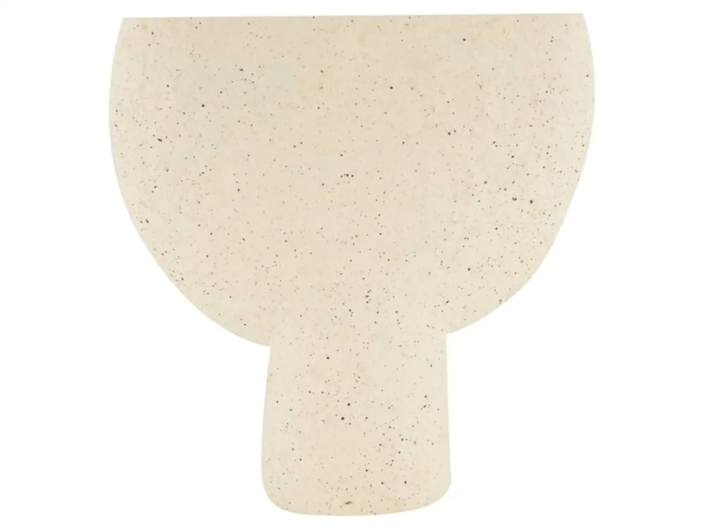 Dijk Vase Zement, Pokal Weiss H: 32 cm | Schubiger Möbel