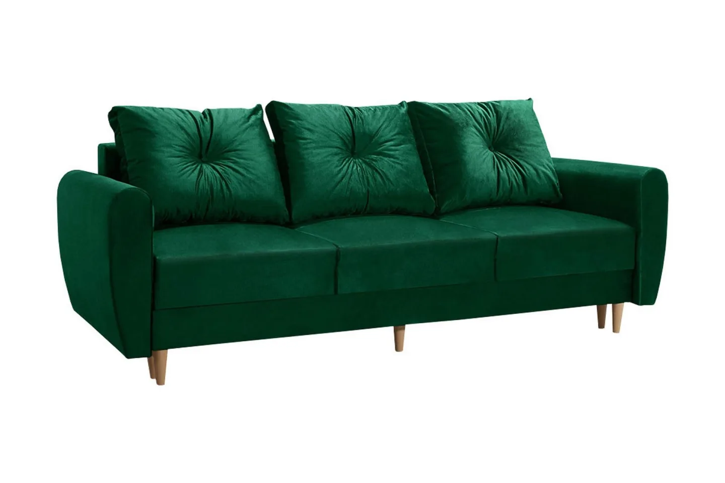Manstad 5-sits Bäddsoffa Höger - Grön