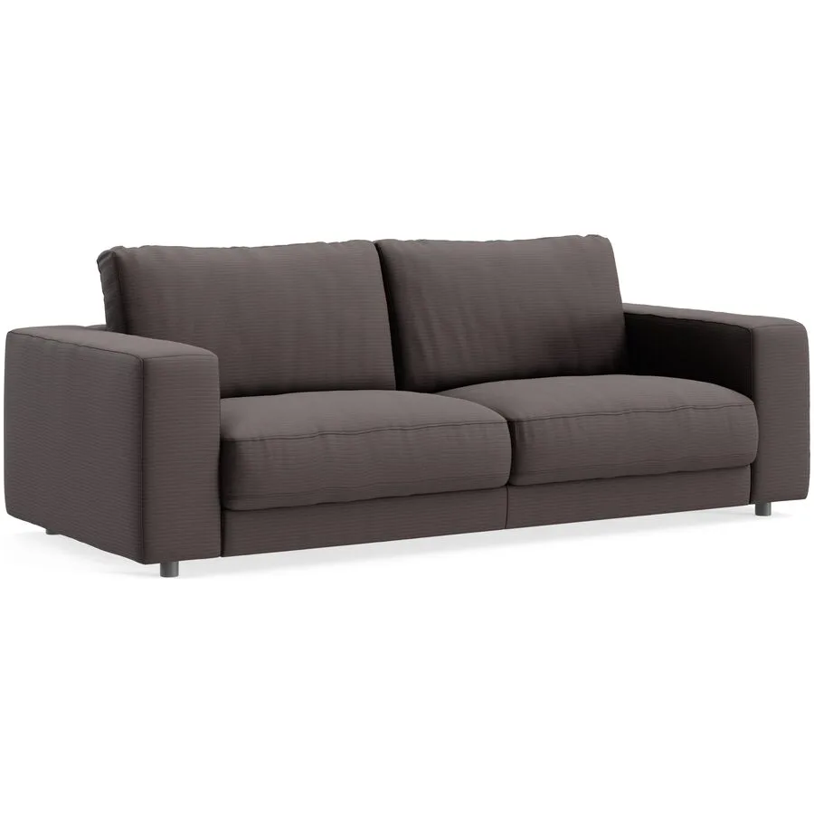 Sofa Ava Bezug: 88% Polyester, 12% Polyacryl mocca B 230 T 107 cm - Möbel Konfigurator: Traummöbel individuell zusammenstellen