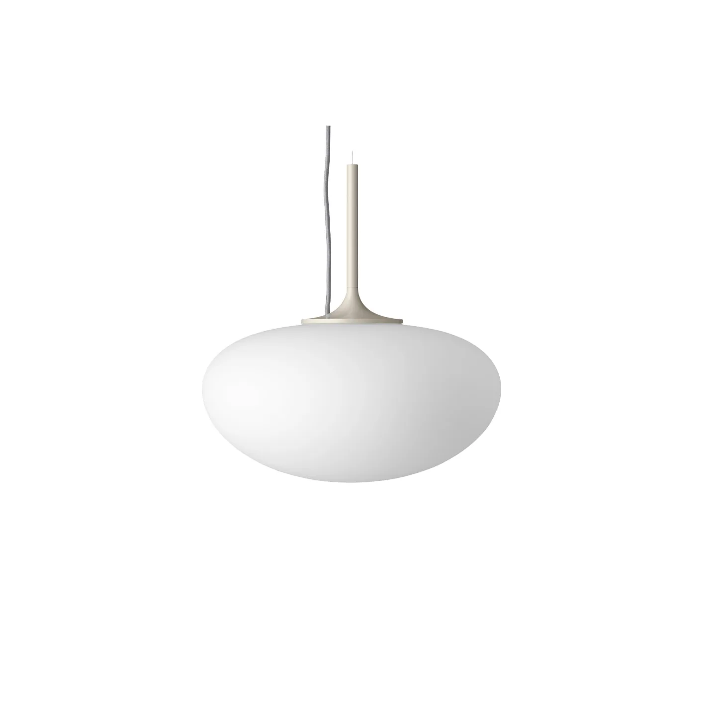 Gubi - Stemlite Pendant Lamp Pebble Gray - Pendellampor - Bill Curry - Grå