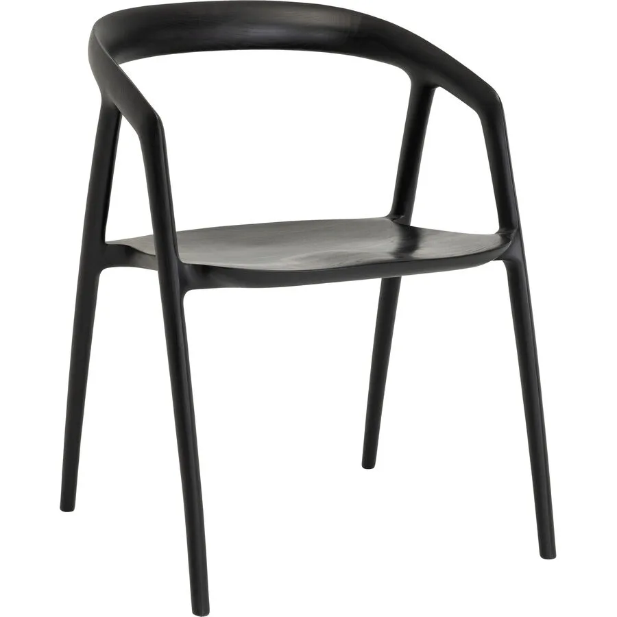 Armlehnstuhl Capris schwarz Esche