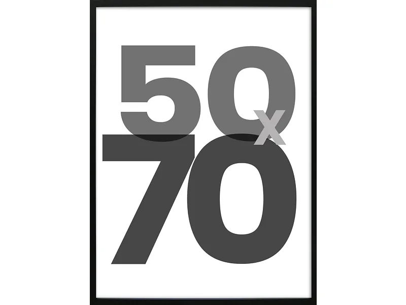 Fotorahmen APRIL 50x70cm schwarz