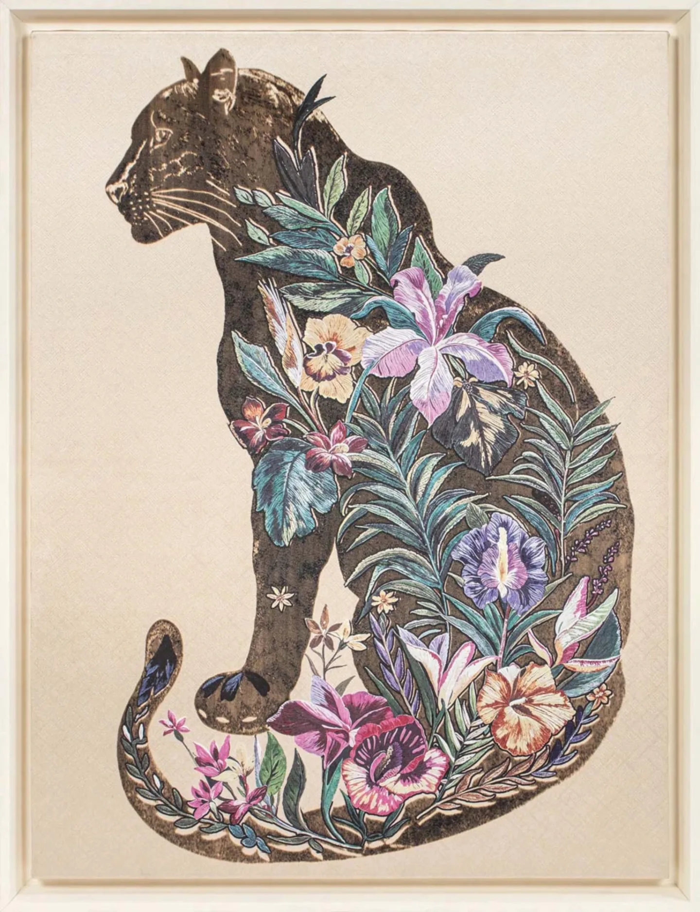 image LAND Wandbild Blossom Panther | Schubiger Möbel