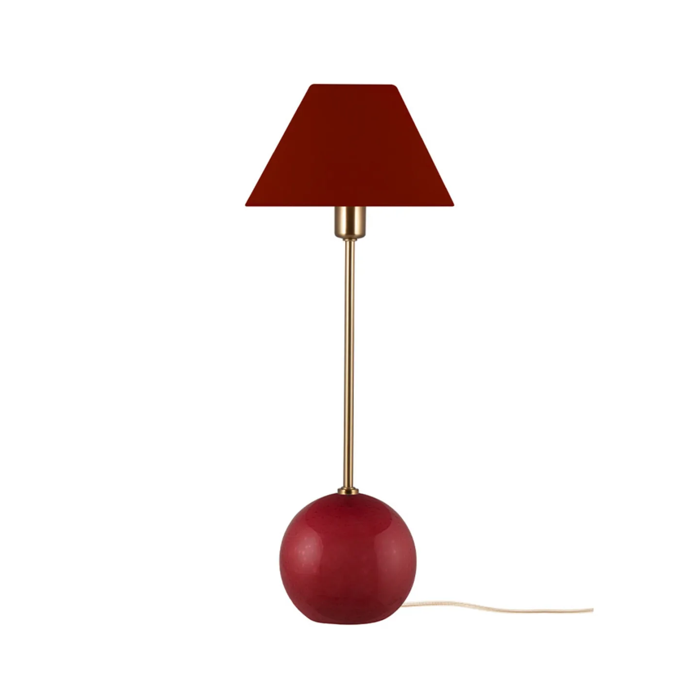 Iris 20 Tischleuchte Burgundy - Globen Lighting - Wohnzimmer - Stoff / Textil