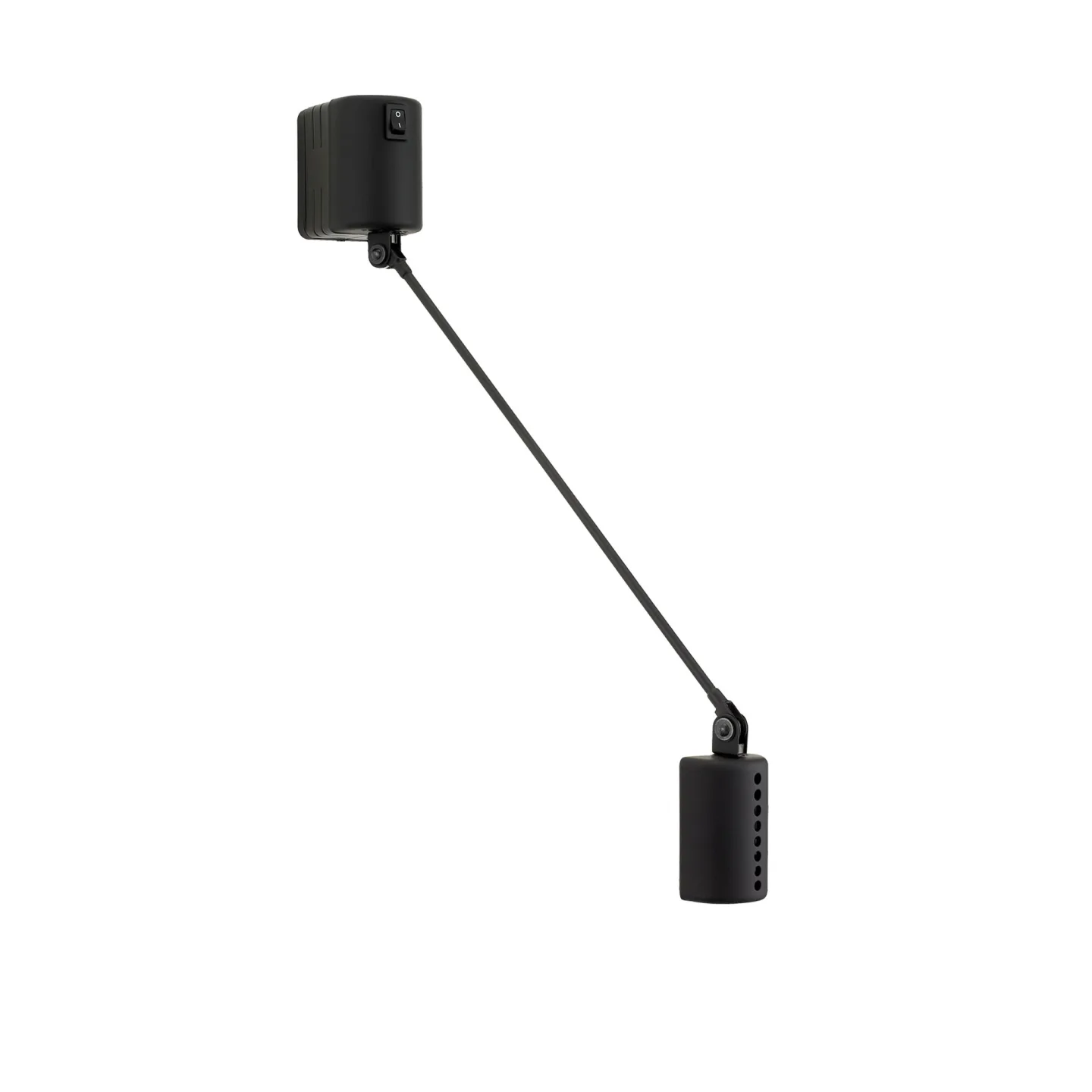 Lumina - Daphine Parete 35 LED vägglampa black soft-touch - Sänglampor - Tommaso Cimini - Svart - Metall