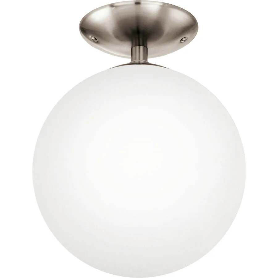 Eglo Deckenlampe Rondo Grau Stahl 31.5 cm - Farbe: Nickel matt