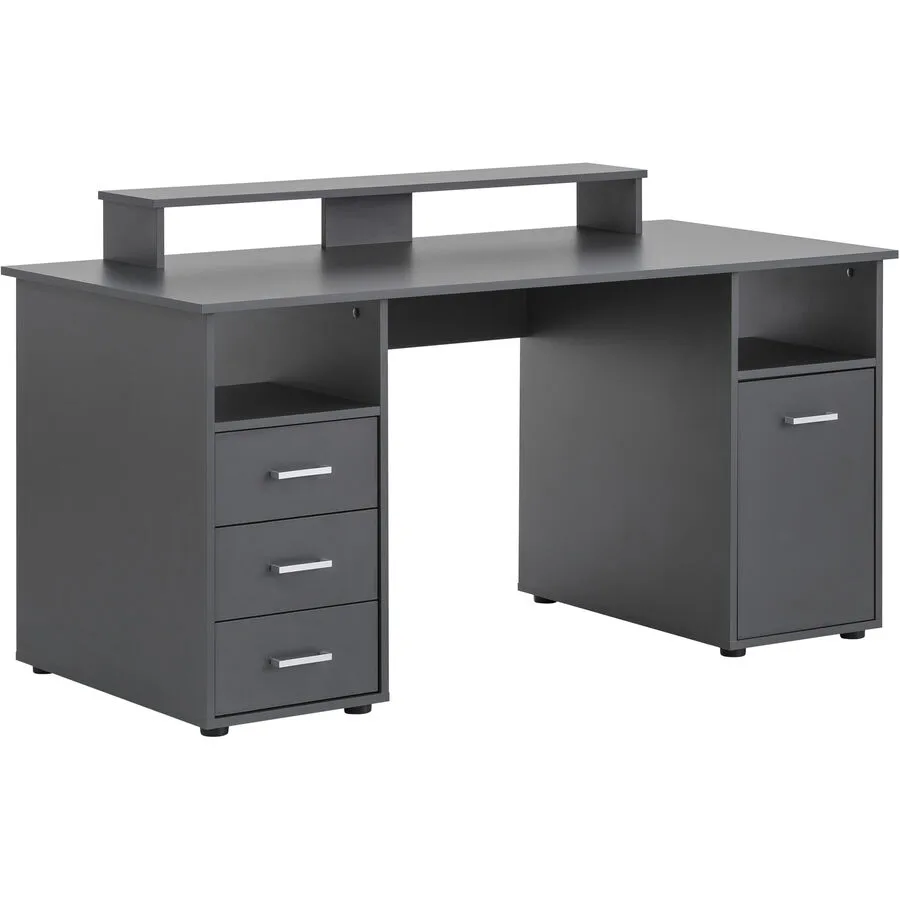 Schreibtisch Neil anthrazit Holzwerkstoff B 150 T 70 cm