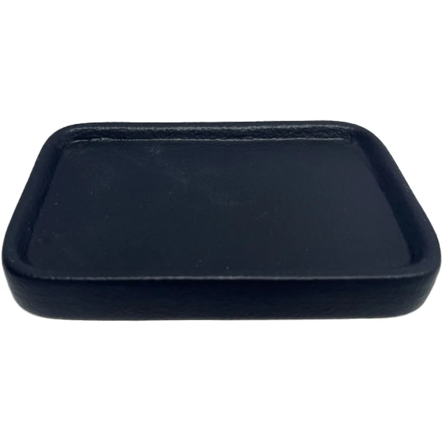 Seifenschale Ella schwarz Keramik T 9 cm