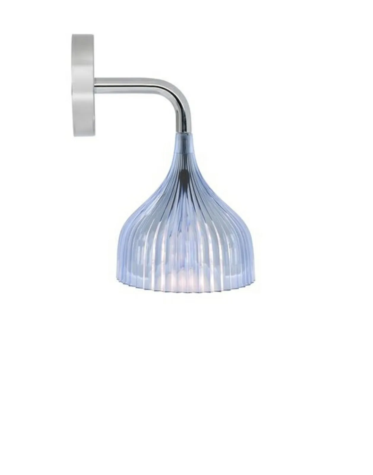 E' Wandleuchte Hell Blau - Kartell - Wohnzimmer - Metall