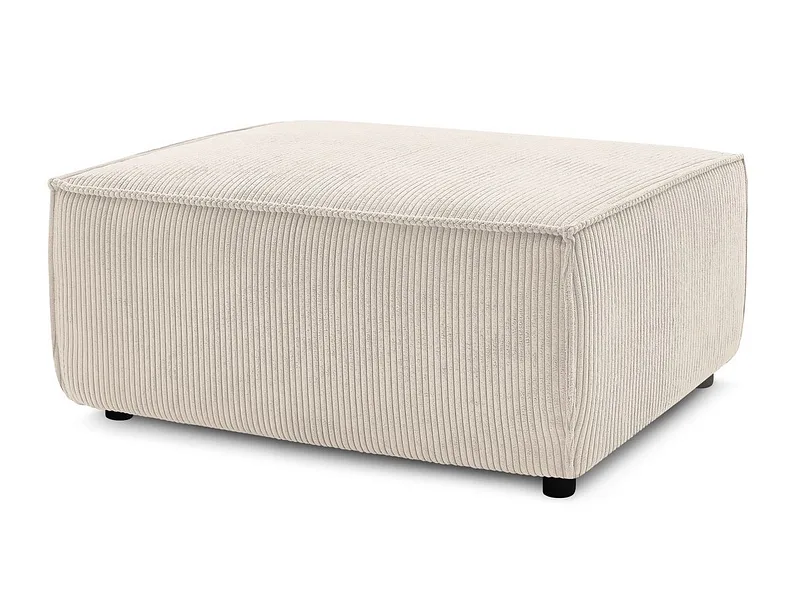 Hocker BOBOCHIC NIHAD 70x100x44cm cord-stoff beige