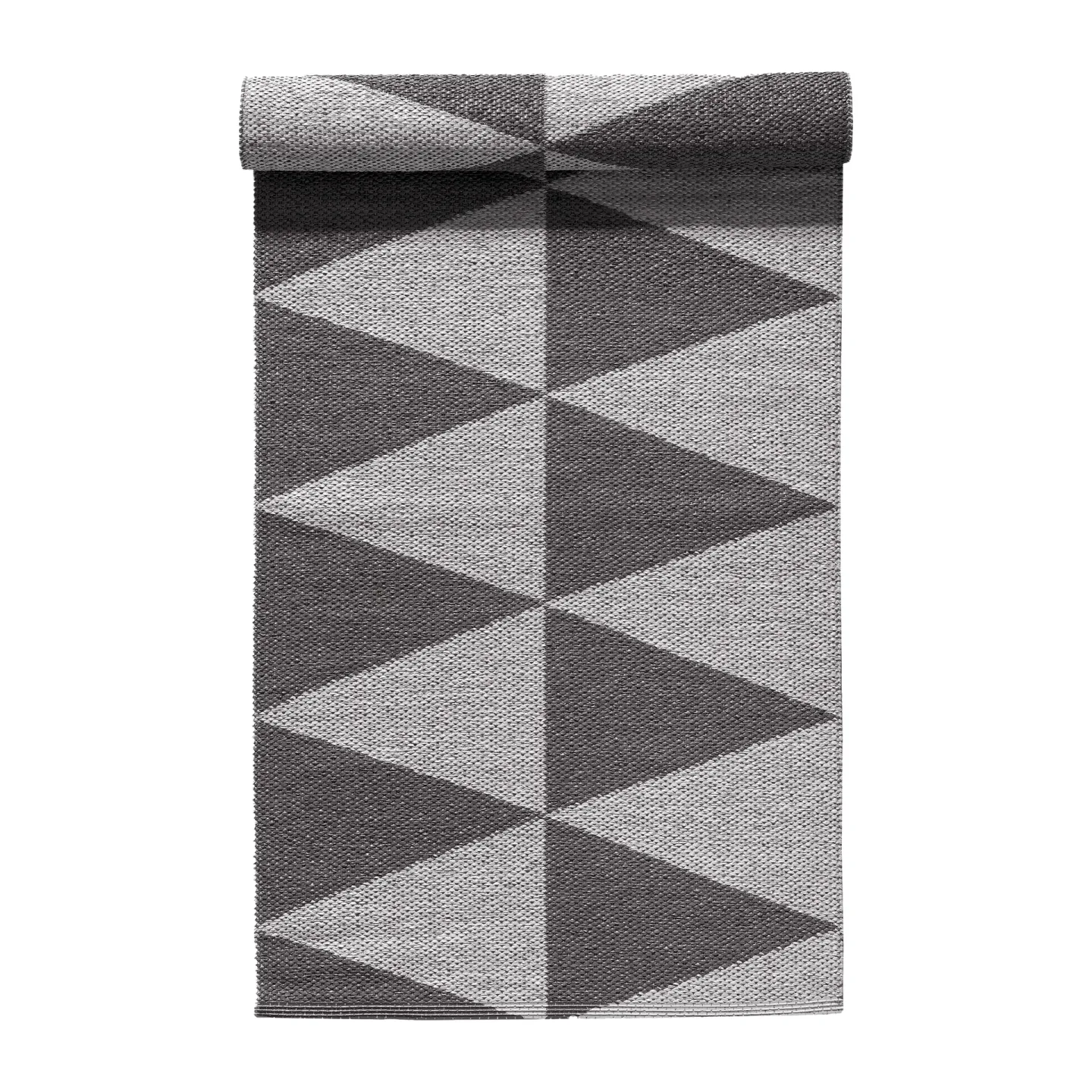 Scandi Living Rime Kunststoffteppich grau 70 x 200cm