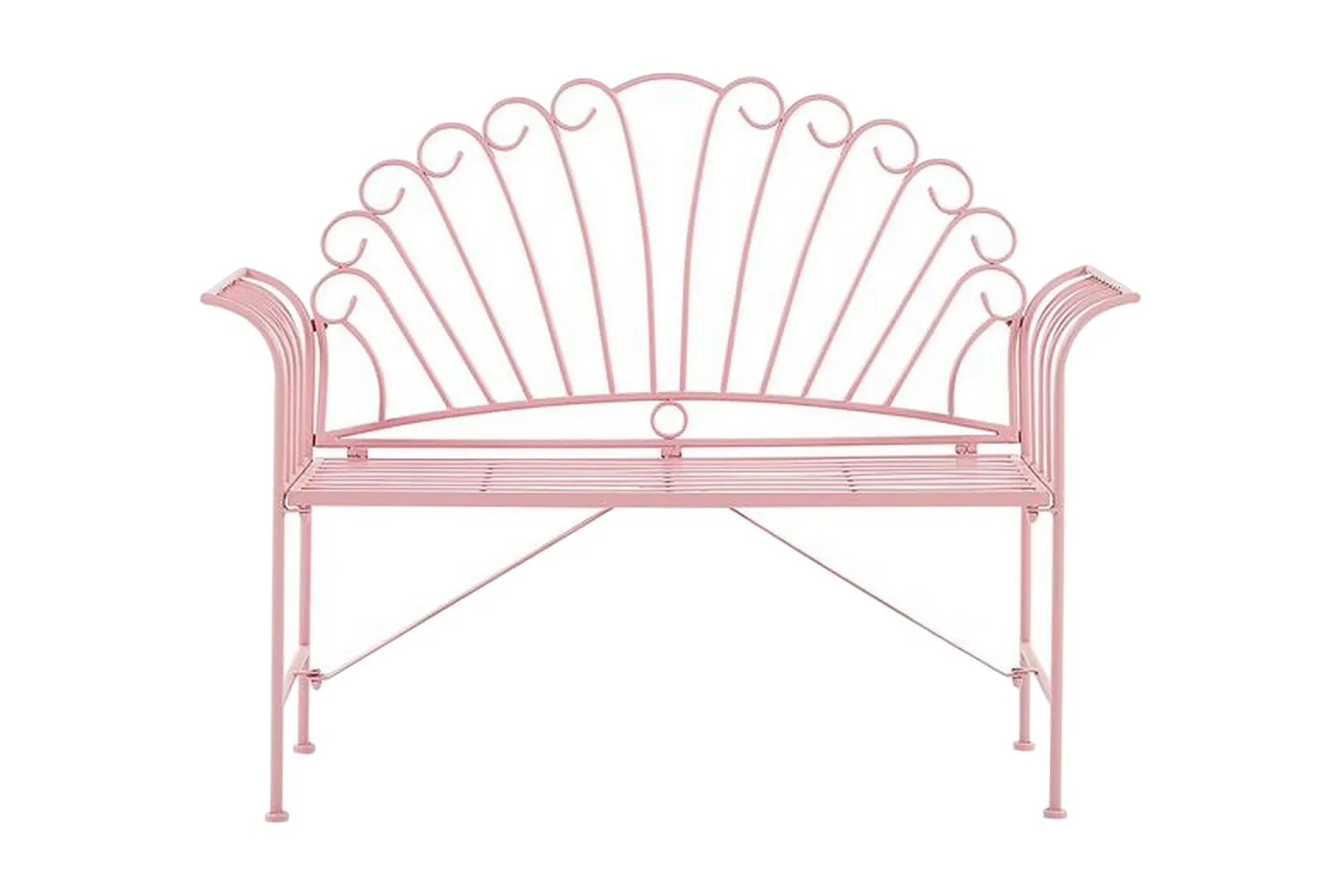 Trädgårdsbänk Hillsgu - Rosa