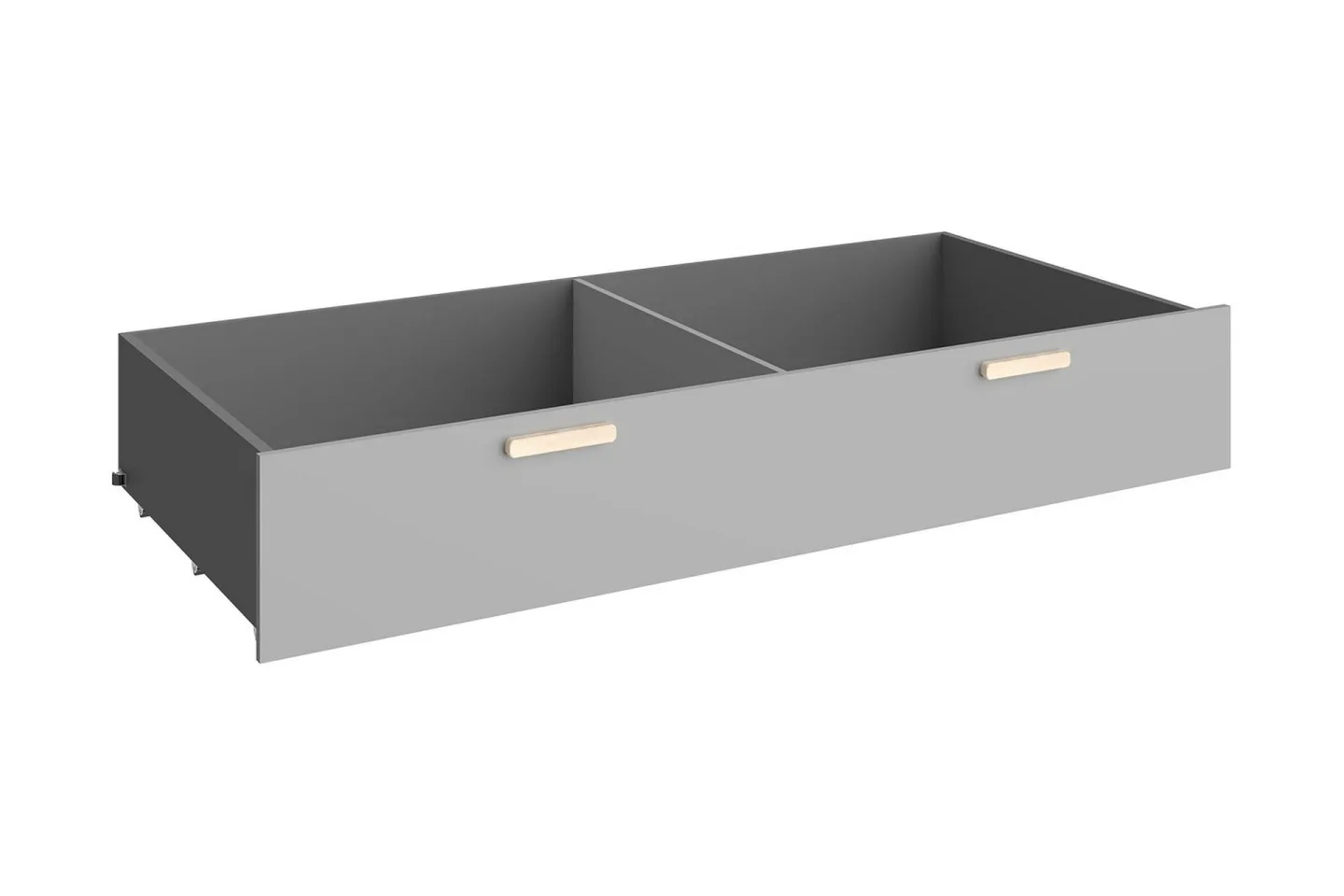Pok Sänglåda 200x83x32 cm - Svart/Grå