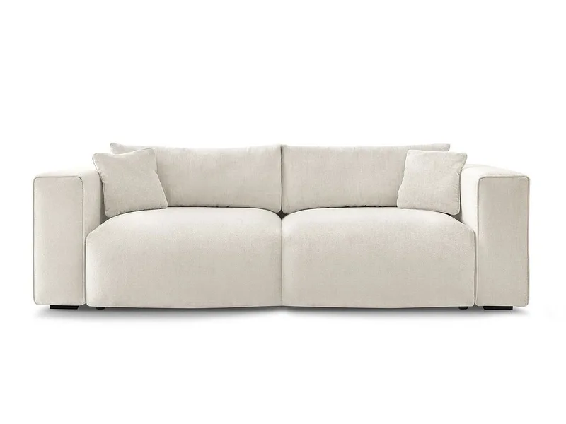 3er Sofa BOBOCHIC EZECHIEL Stoff beige