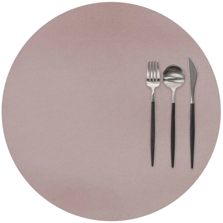 ZICZAC Tischset Togo Rosa Kunstleder 38 x 38 cm