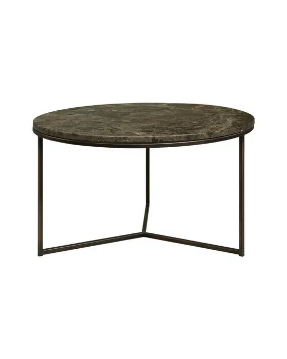 Cedes Marble Table Bronze/Dark Brown