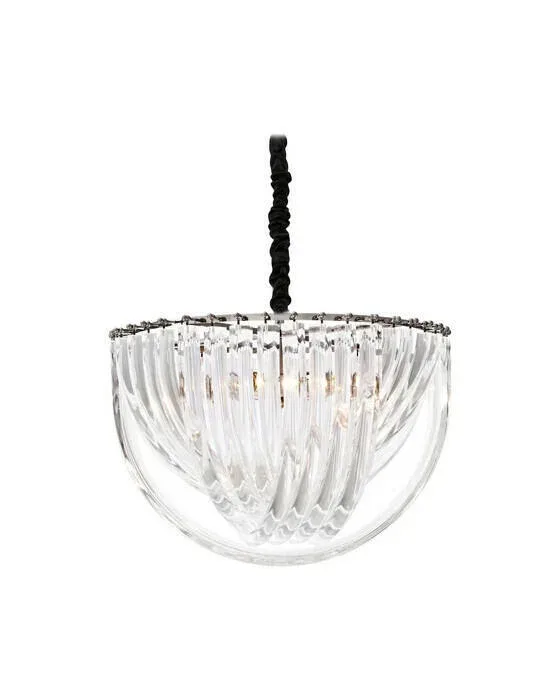 Murano takkrona nickel Ø45 OUTLET