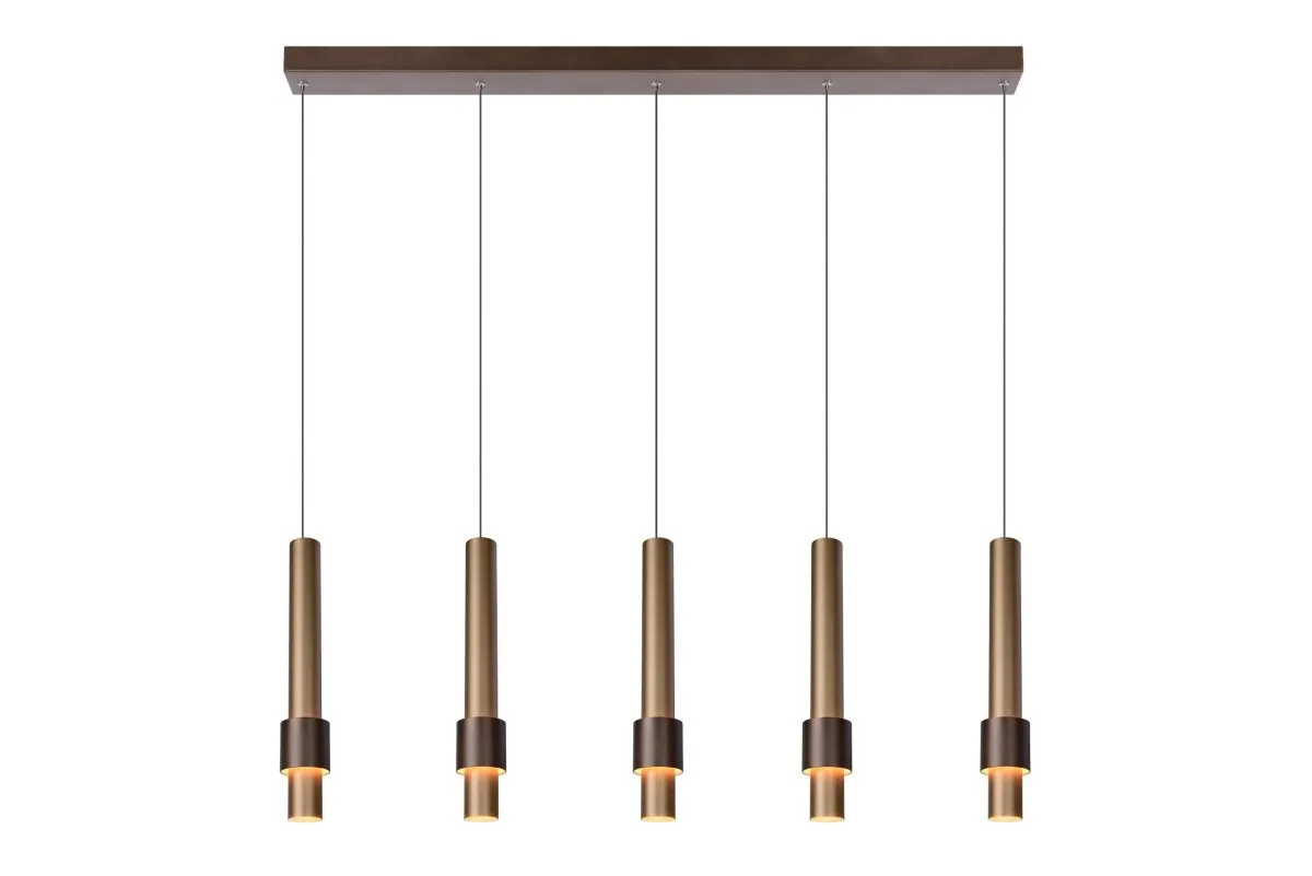 Lucide - Margary 103cm - Taklampa - Coffee