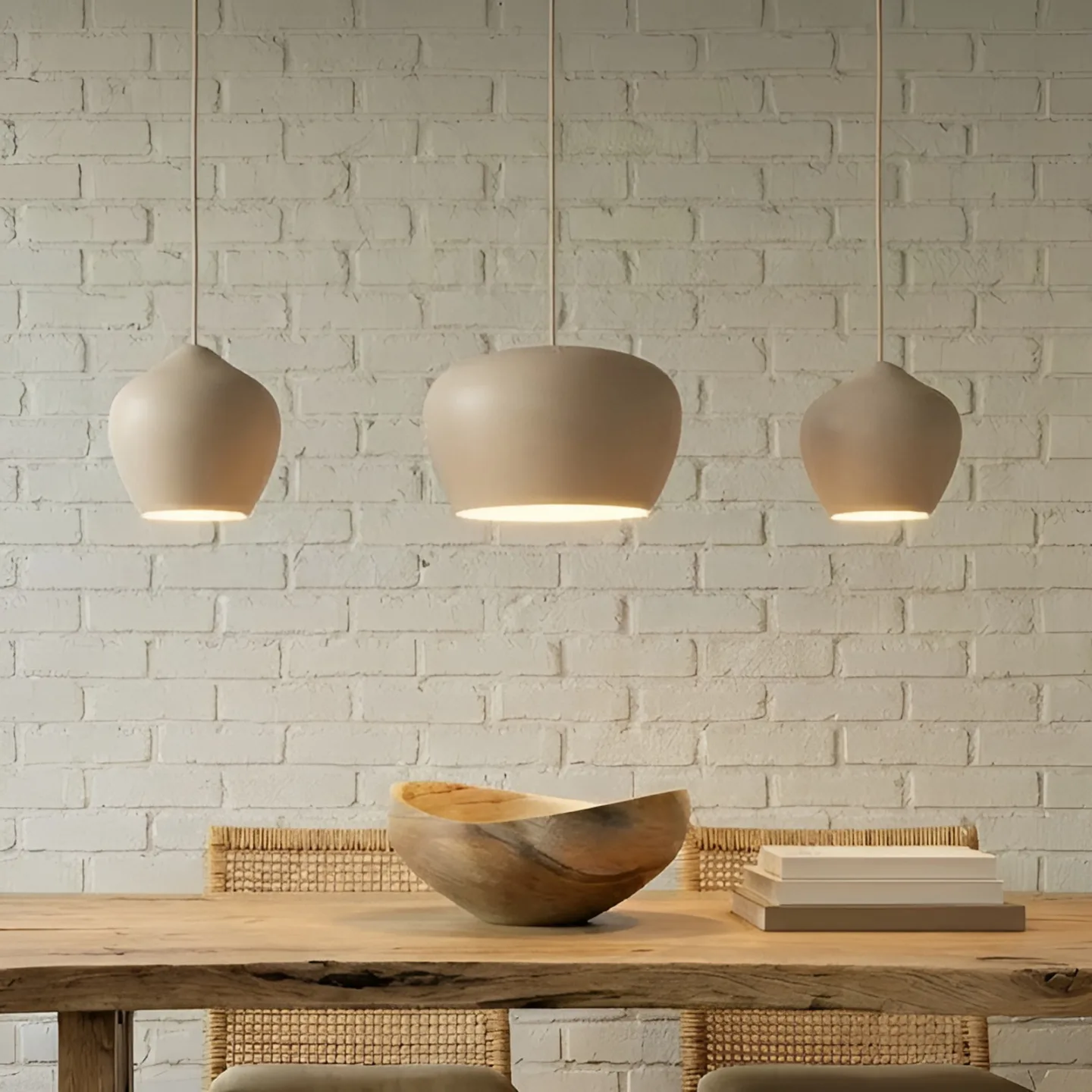 Malisa Pendelleuchte Beige - Lucande - Wohnzimmer - Skandinavisch - Metall - Mehrflammig