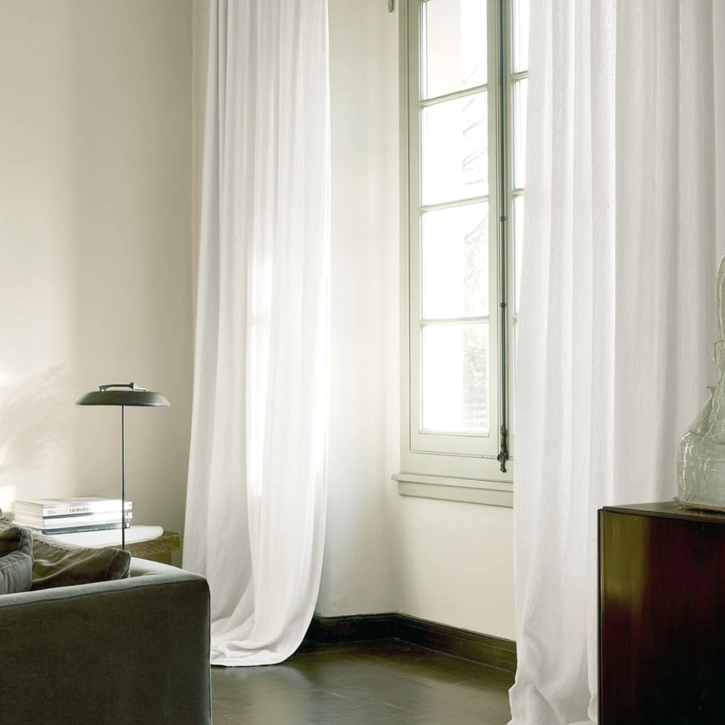 Gardiner - Lingardin Cosmina (hvit) (Størrelse: 140 x 220 cm)