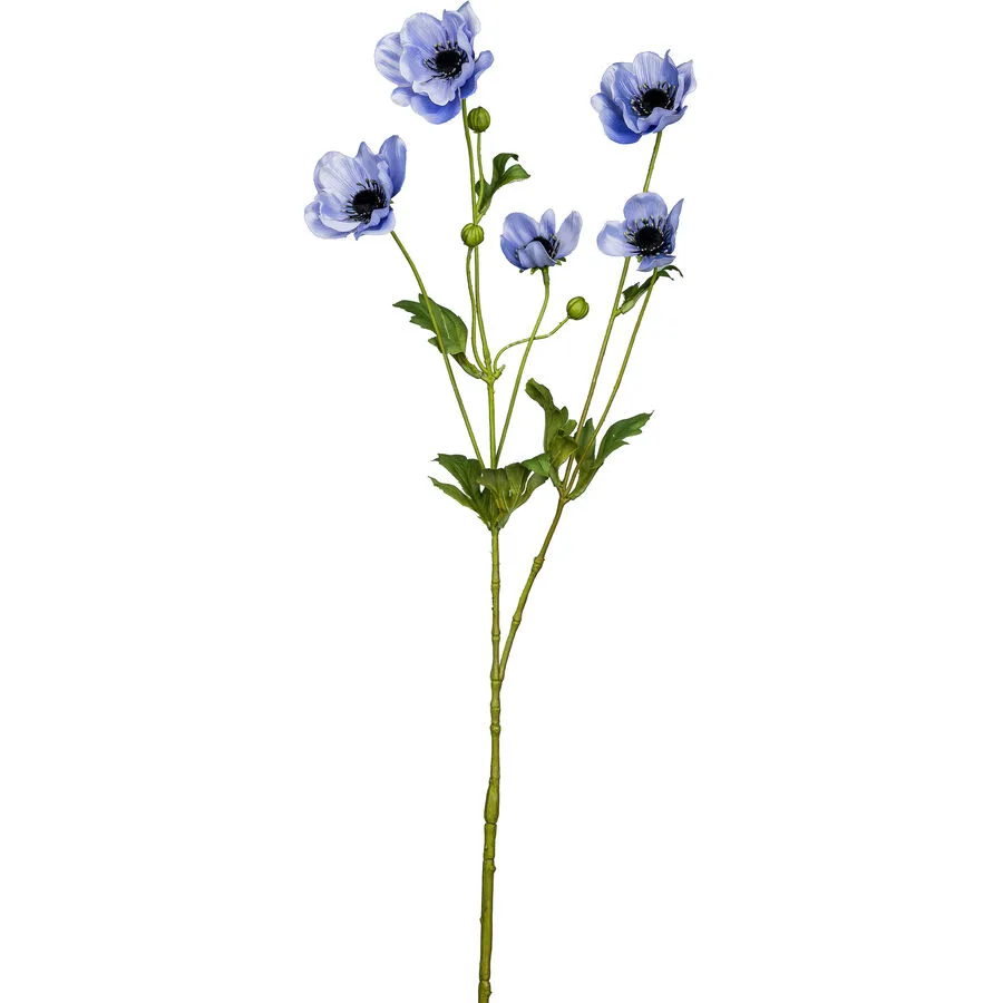 Kunstblume Modern Bohemian Blau Kunststoff 81 cm