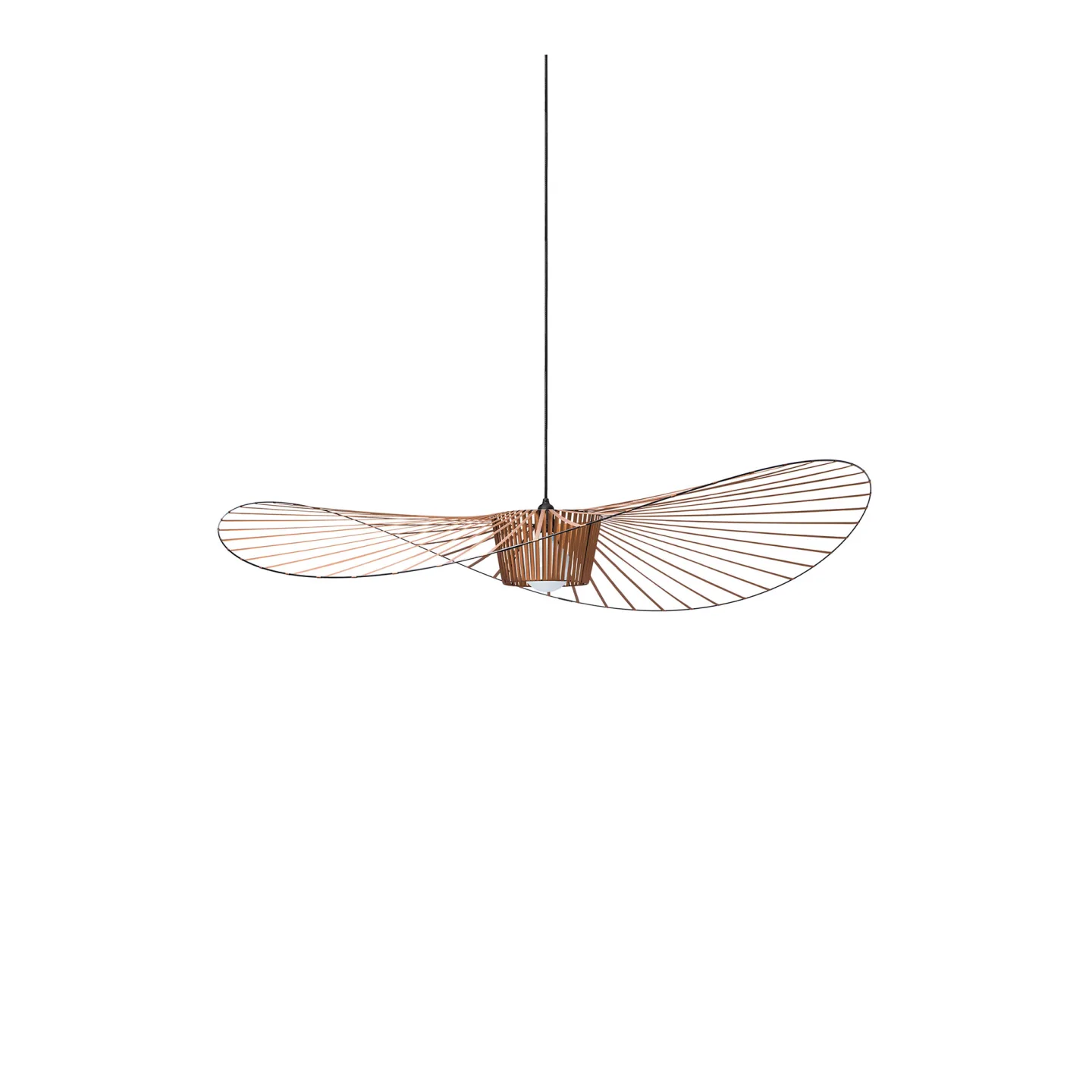 Petite Friture - Vertigo pendant lamp medium 140cm copper - Pendellampor - Constance Guisset - Koppar