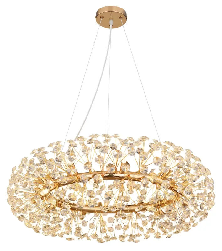 Globo Lighting - Katrina Ø80 - Kristallkrona - Guld