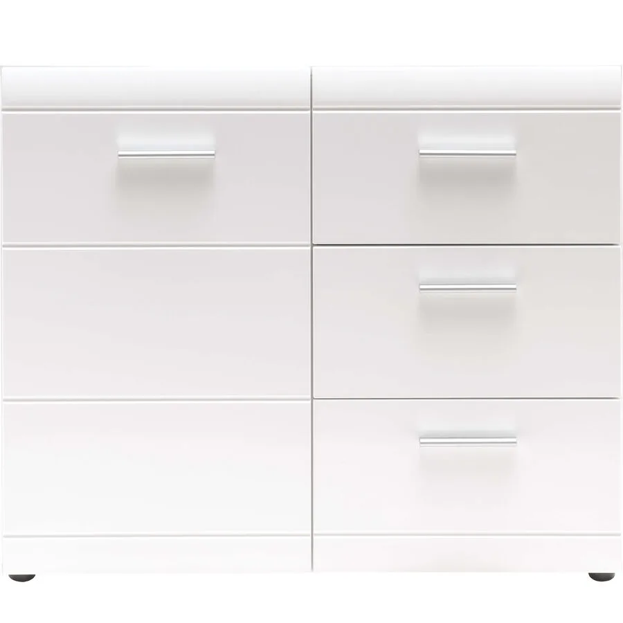 Kommode Tuxford weiss Holzwerkstoff B 96 H 86 cm