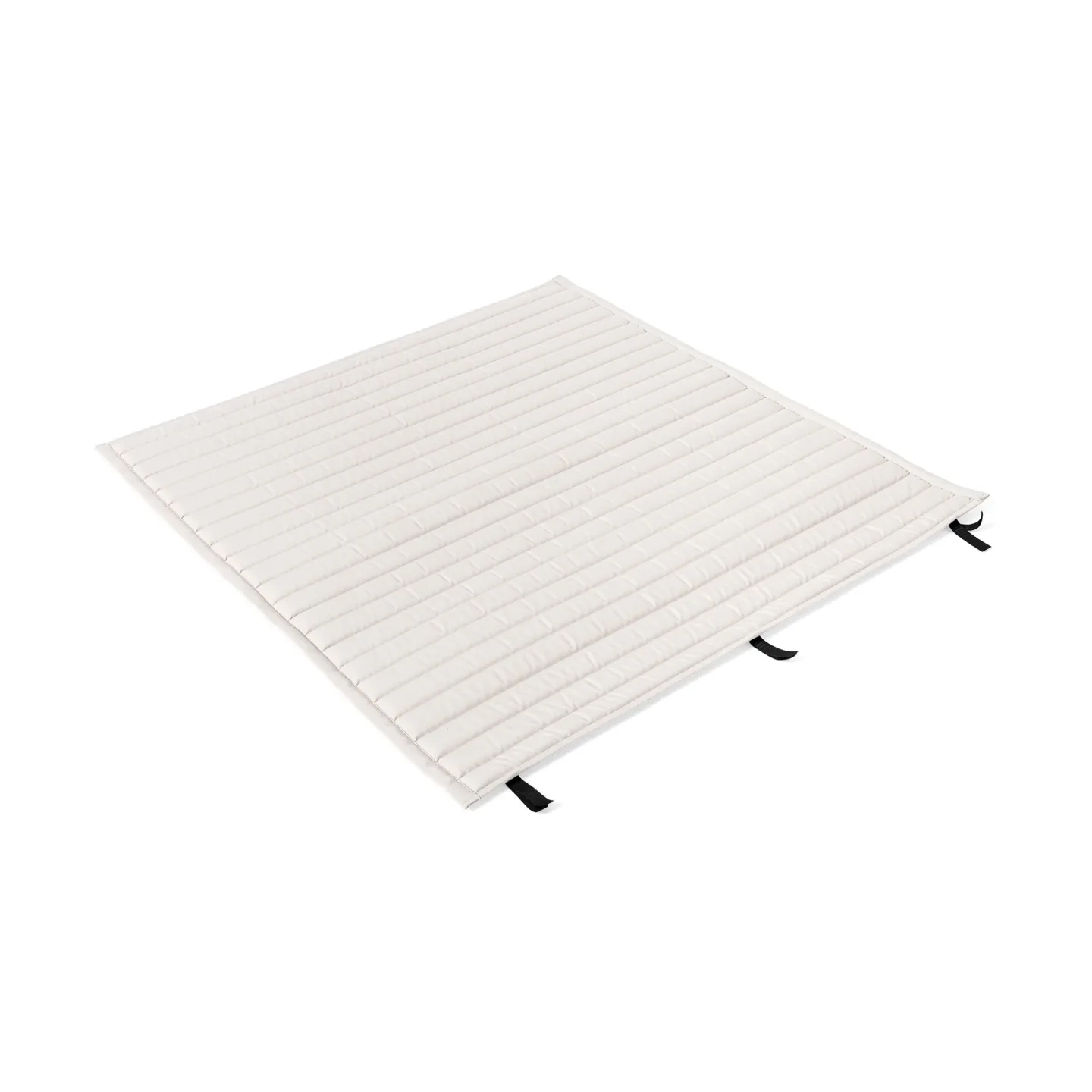 HAY Palissade Dining Quilted bänkdyna Cream white