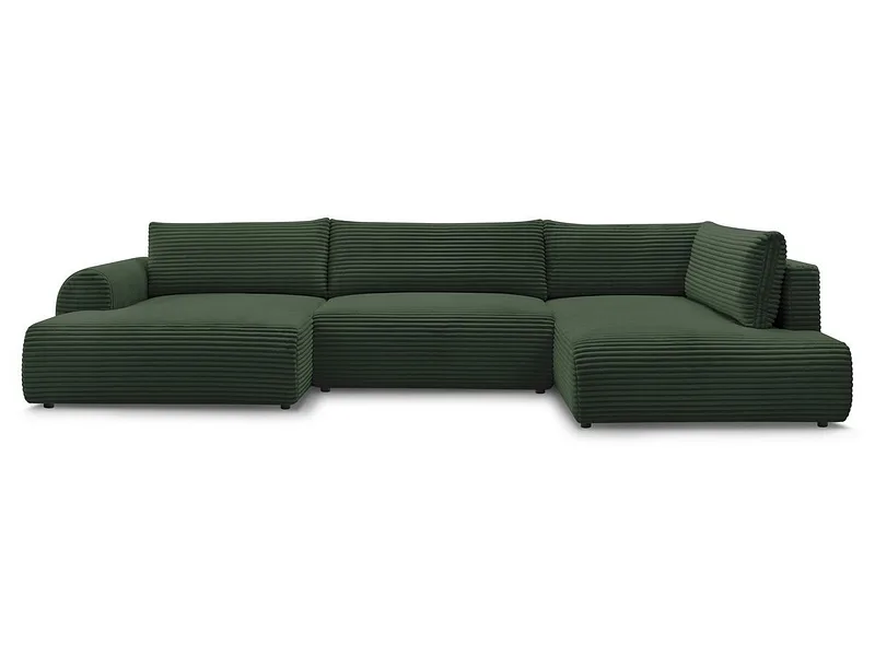 Wohnlandschaft BOBOCHIC LUCIEN Cord-Stoff grün