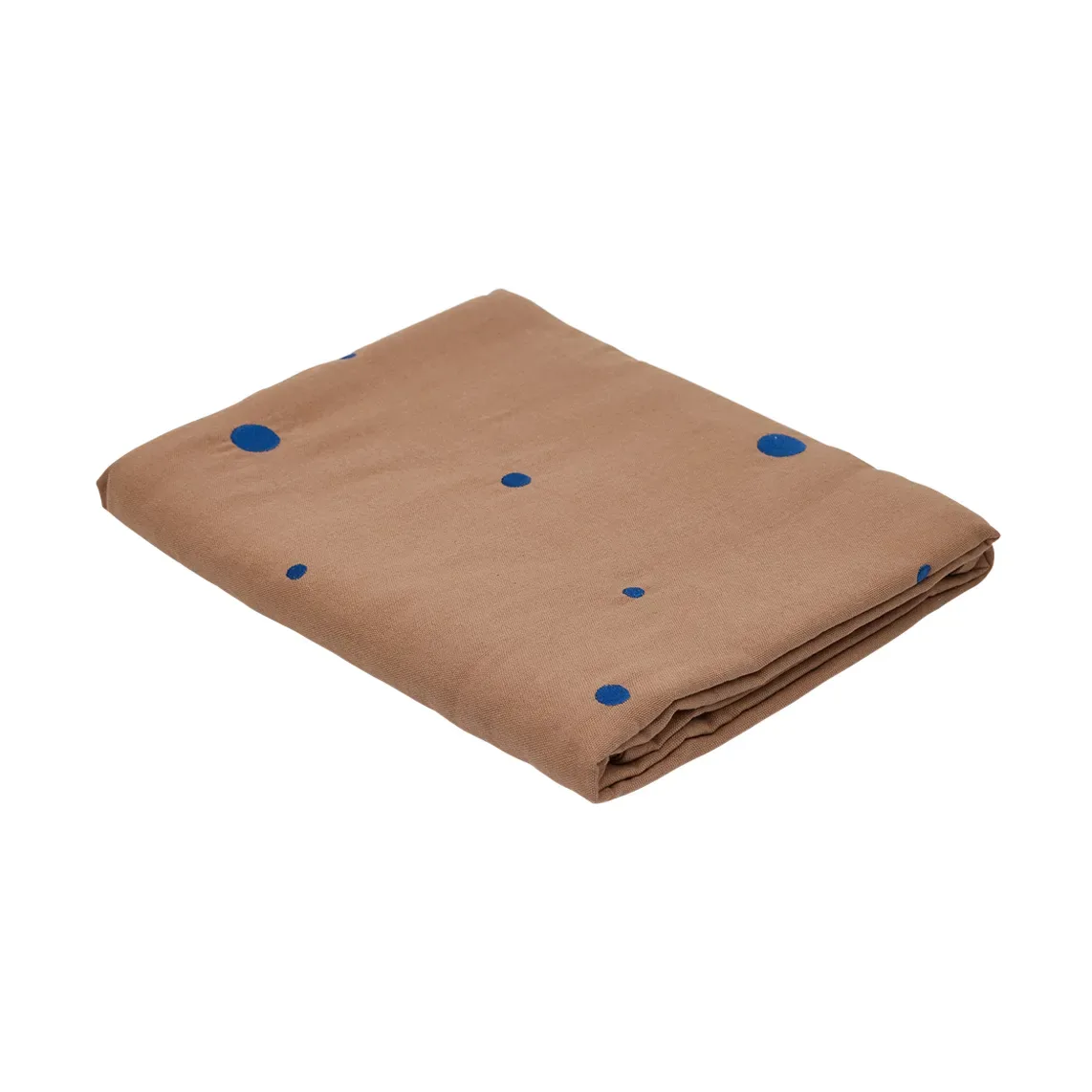 OYOY Nori Tischdecke 140x260 cm Terracotta-optic blue