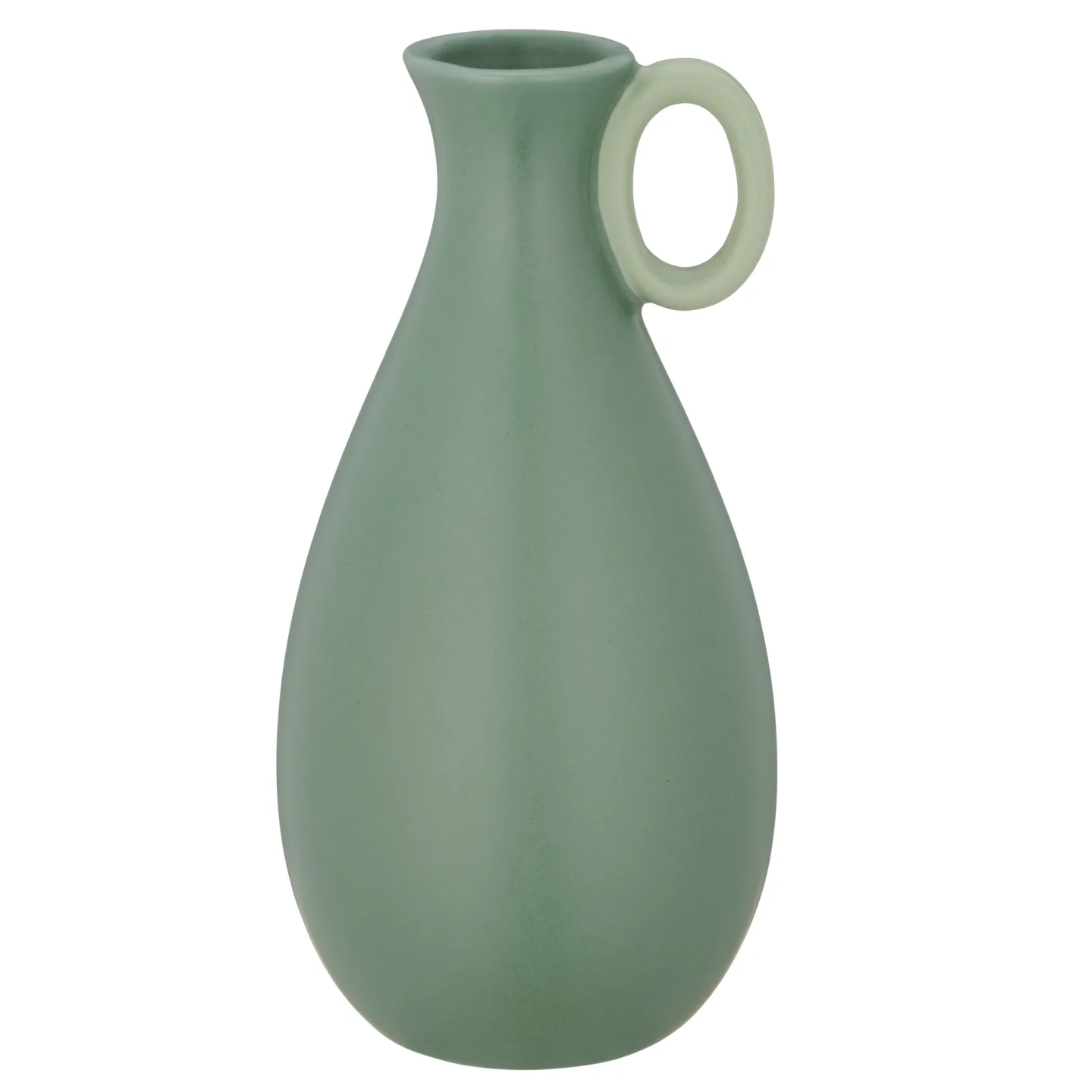 Gasper Vase Mit Henkel, Jade | Schubiger Möbel