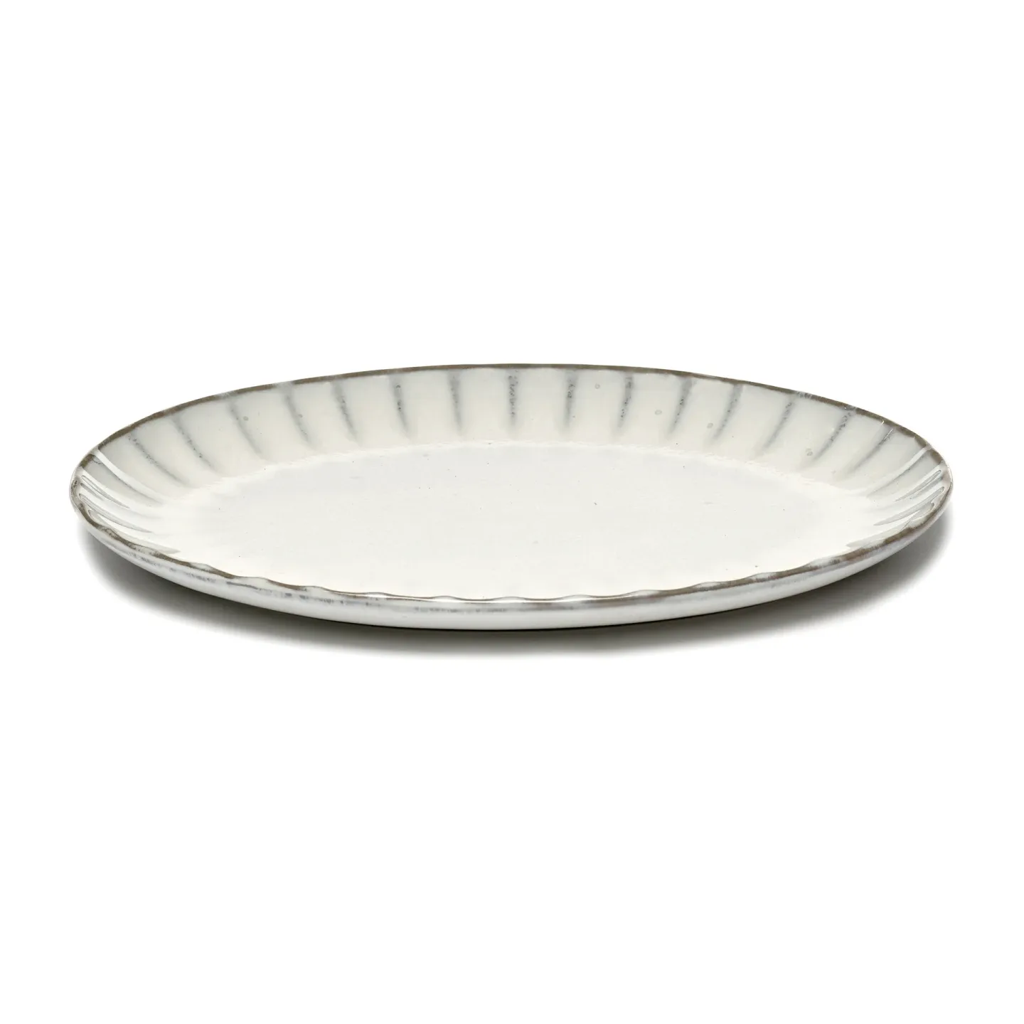 Serax Inku ovaler Teller S 17,5 x 25 cm White