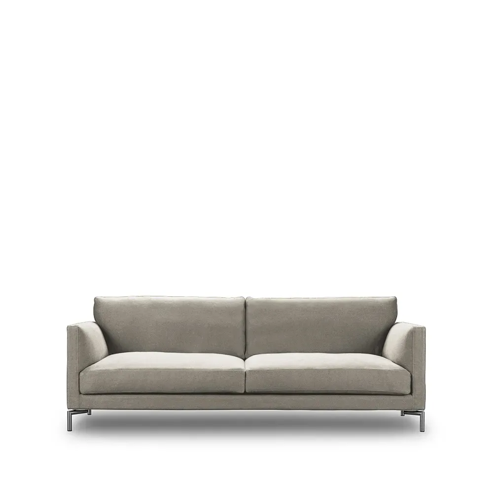 Eilersen Mission Sofa Stoff Tangent 37 beige-240-Stahl