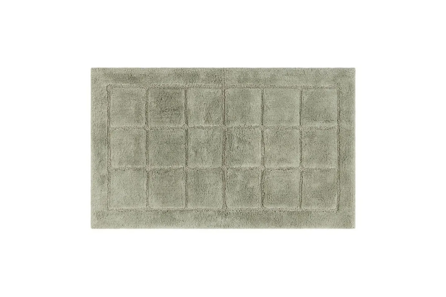 Badrumsmatta Square - 50x80 cm, Light Green