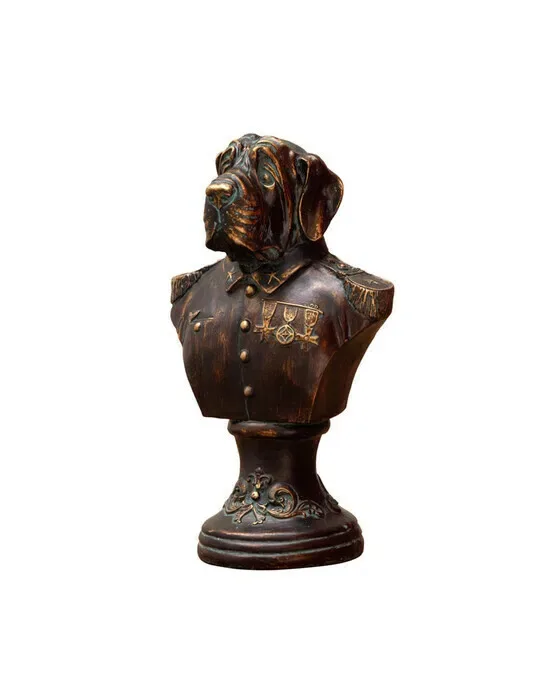Dogporal skulptur brun