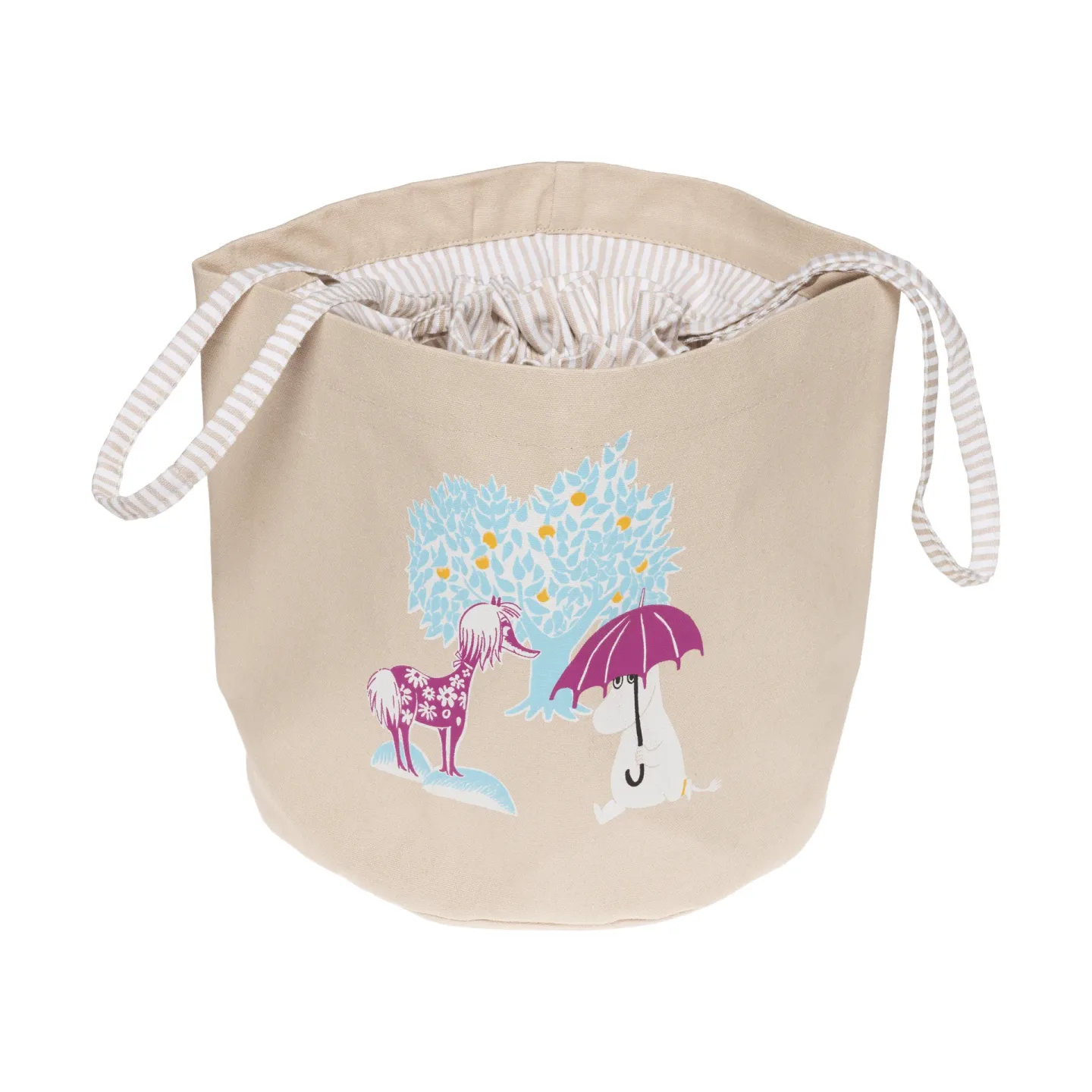 Moomin Arabia Mumin Aufbewahrungskorb Unter dem Schirm GOTS, 24 cm