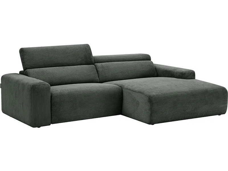 Ecksofa JUST 4 YOU RIO Stoff grün